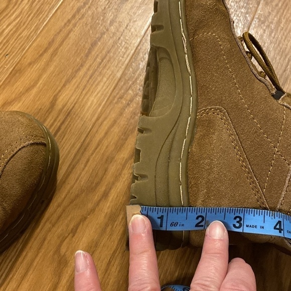 B.U.M. Equipment Women's Classic Beige Ankle Winter Boots (Size  5) Vintage 90's - Picture 12 of 12